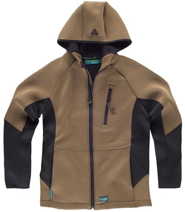 Sudadera combinada con capucha WF2605