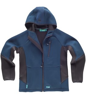 Sudadera combinada con capucha WF2605