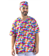 Blusa unisex cuore Agatha multicolor 600051