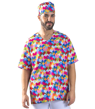 Blusa unisex cuore Agatha multicolor 600051
