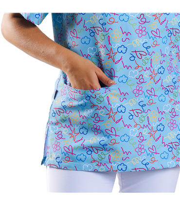 Blusa unisex cuore Agatha pinceladas 600051