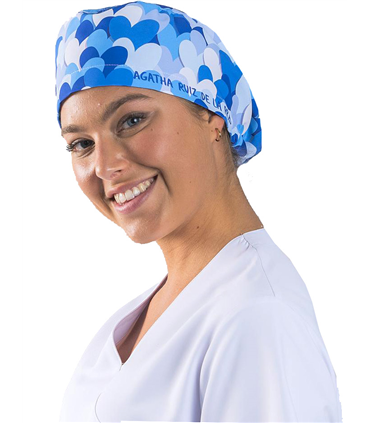 Gorro goma Agatha cuore azul 400008