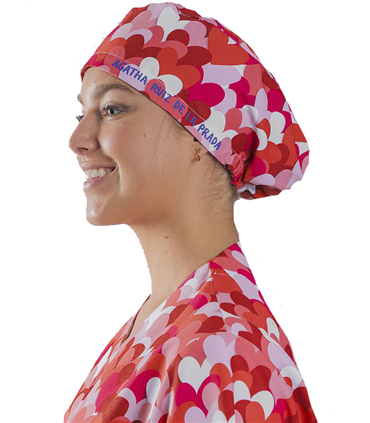 Gorro goma Agatha cuore rojo 400008