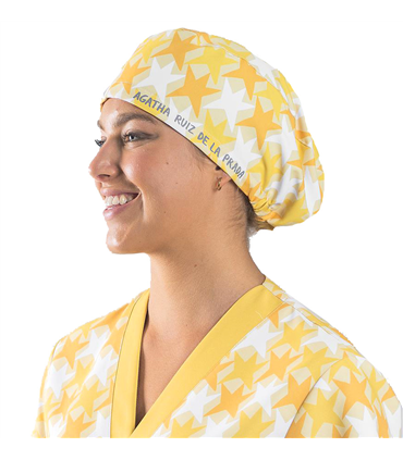 Gorro goma Agatha cometa amarillo 400008