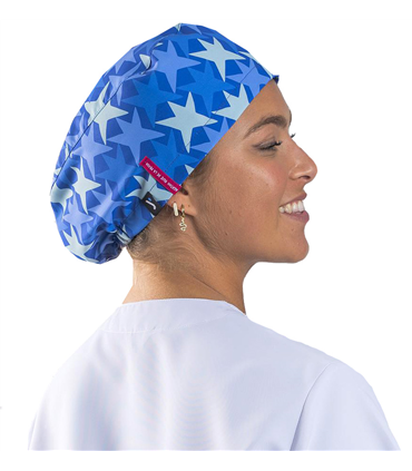 Gorro goma Agatha cometa azul 400008