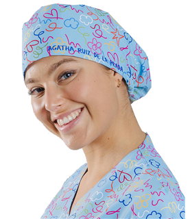 Gorro goma Agatha pinceladas 400008