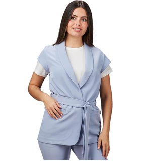 Chaqueta mujer smoking Meli Azul Maya 600039
