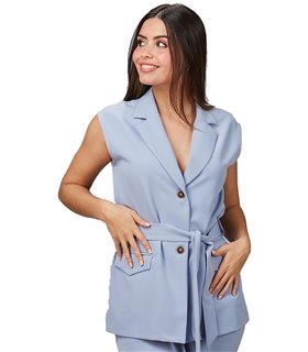 Chaleco mujer Arabis Azul Maya 600037