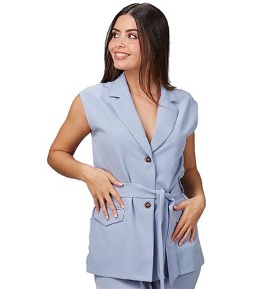 Chaleco mujer Arabis Azul Maya 600037