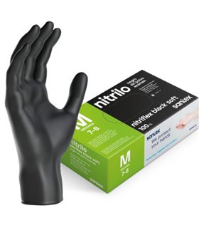 Guantes Nitrilo negro sin polvo GD20