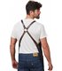 Delantal peto vaquero piel 100004