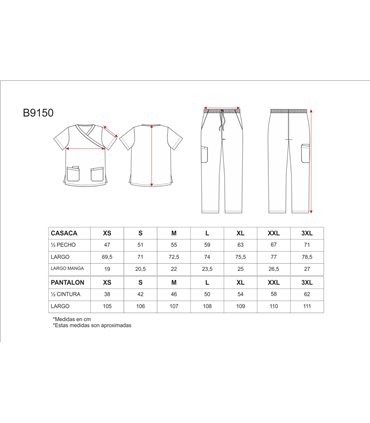 Conjunto sanitario algodón Elastano  B9150