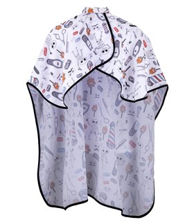 Capa peluqueria infantil Huesos 350002