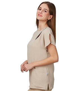 Blusa mujer bámbula Pimpinela Beige 600024