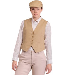 Chalecomujer hostelería vaquero B9040