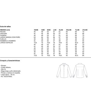 Camisa hombre corte italiano Stefano 260021
