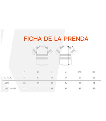 Camiseta Alta Visibilidad micropiqué C3997