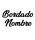 PICAJE BORDADO