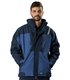 Parka con capucha acolchada marino WF2858