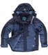 Parka con capucha acolchada marino WF2858