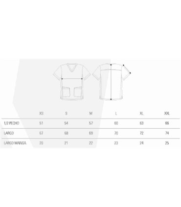 Casaca unisex sanitaria elástica B9860