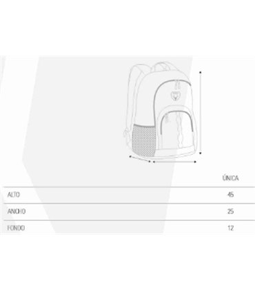 Mochila camuflaje verde caza WFA420