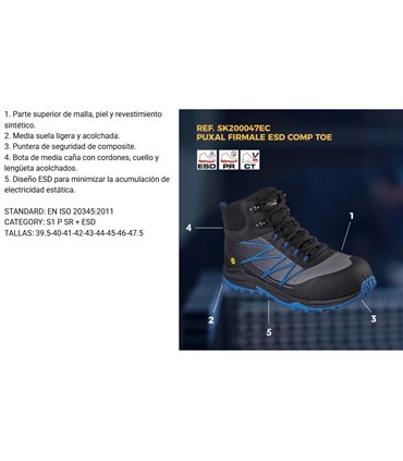 Skechers SK200047EC Puxal-Firmle Hombre