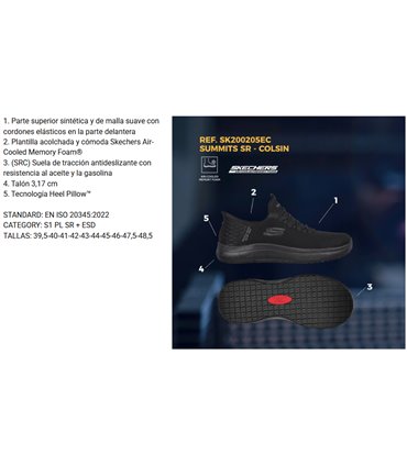 Skechers SK200206EC Slip-ins Tilido Fletchit Hombre