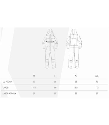 Buzo técnico impermeable A.V. C7020