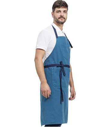 Delantal con peto canvas M712COLORS