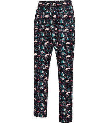 Pantalón microfibra estampado unisex 700061