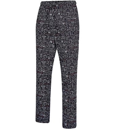 Pantalón microfibra estampado unisex 700061