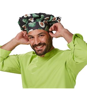 Gorro chef microfibra estampado 400016