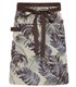 Delantal corto flores marino 100043