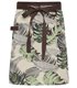 Delantal corto flores verde 100043
