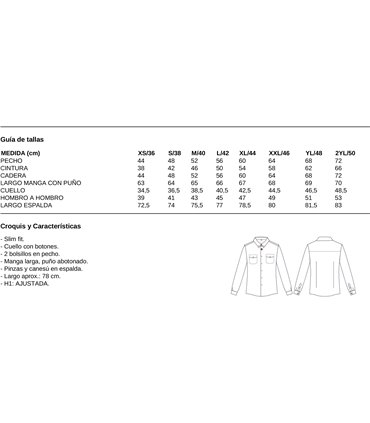 Camisa hombre slim fit Niccolo 260033