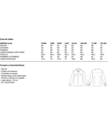 Camisa hombre slim fit Augusto 260032