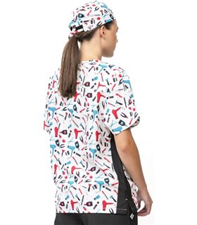 Casaca unisex peluquería elástica B9867