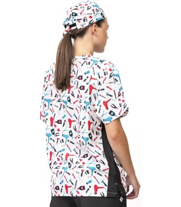 Casaca unisex peluquería elástica B9867