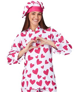 Chaqueta cocina Agatha Cuore Rosa 900002