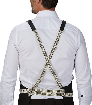 Delantal peto ollados tiras 100029