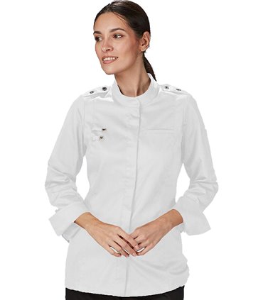 Chaqueta cocina mujer satén Sola 930049