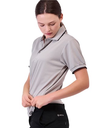 Polo de manga corta tejido Waffle S6540
