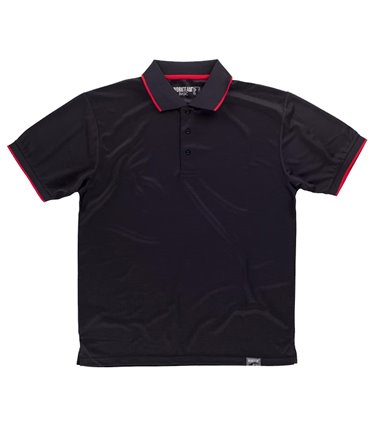 Polo de manga corta tejido Waffle S6540