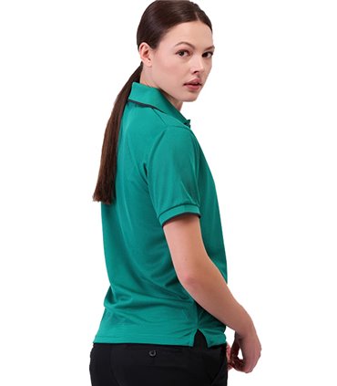 Polo de manga corta tejido Waffle S6540