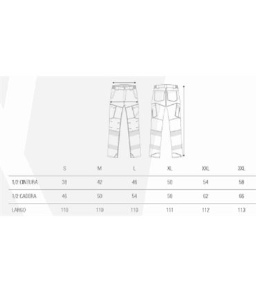 Pantalón elástico unisex Alta Visibilidad C3550