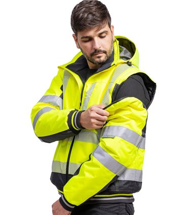 Chaqueta piloto acolchada impermeable A.V. C3535