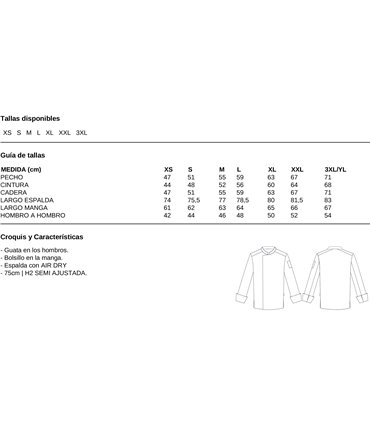 Chaqueta cocina hombre Bastos 930044