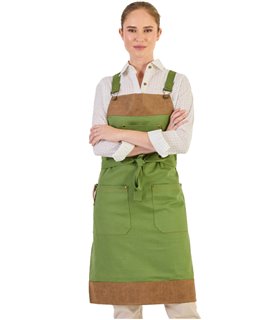 Delantal peto combi piel vegana M740