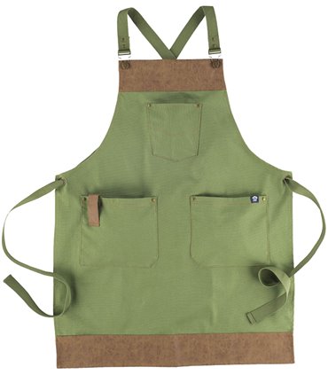 Delantal peto combi piel vegana M740